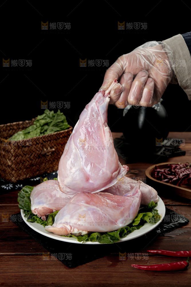 兔后腿