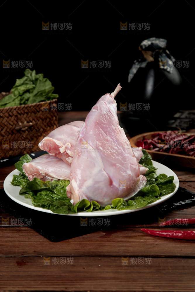 兔后腿