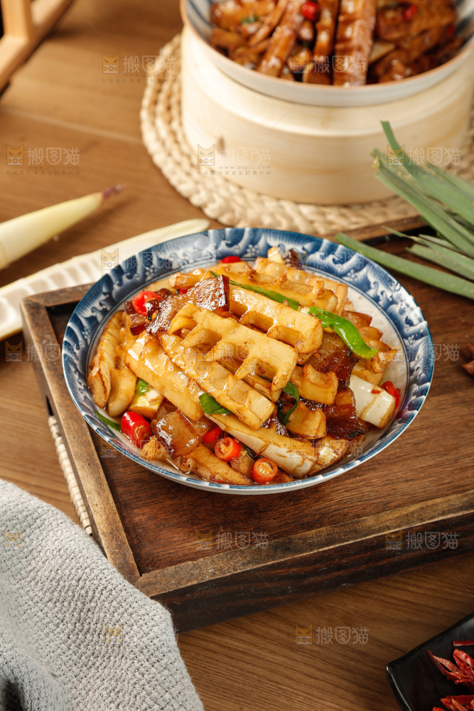 竹笋腊肉
