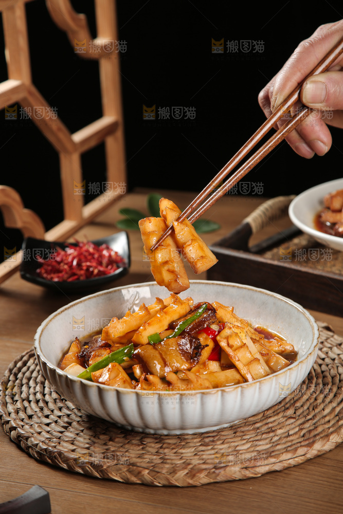 竹笋腊肉