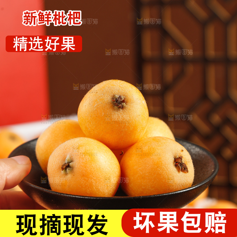 礼盒装的枇杷