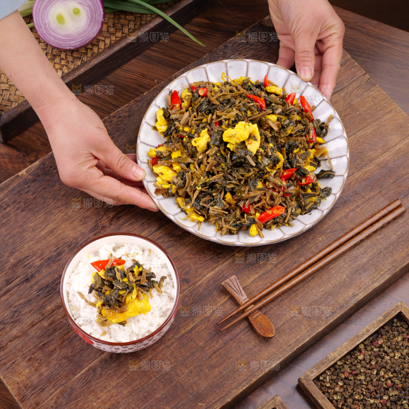 梅干菜炒鸡蛋