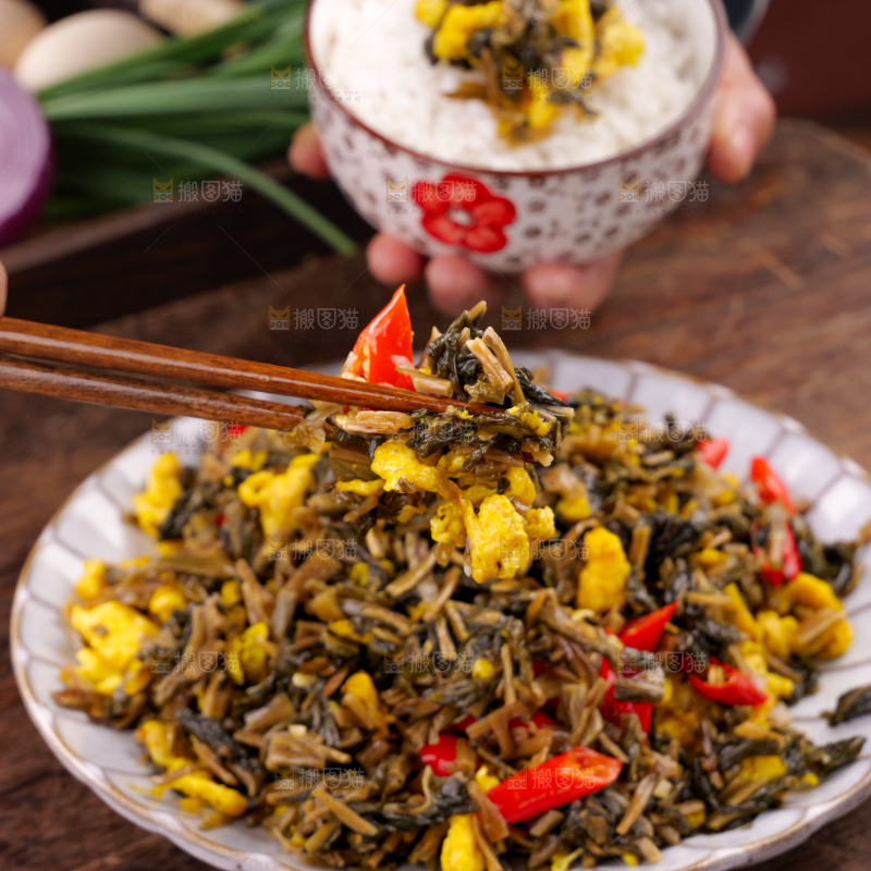 梅干菜炒鸡蛋