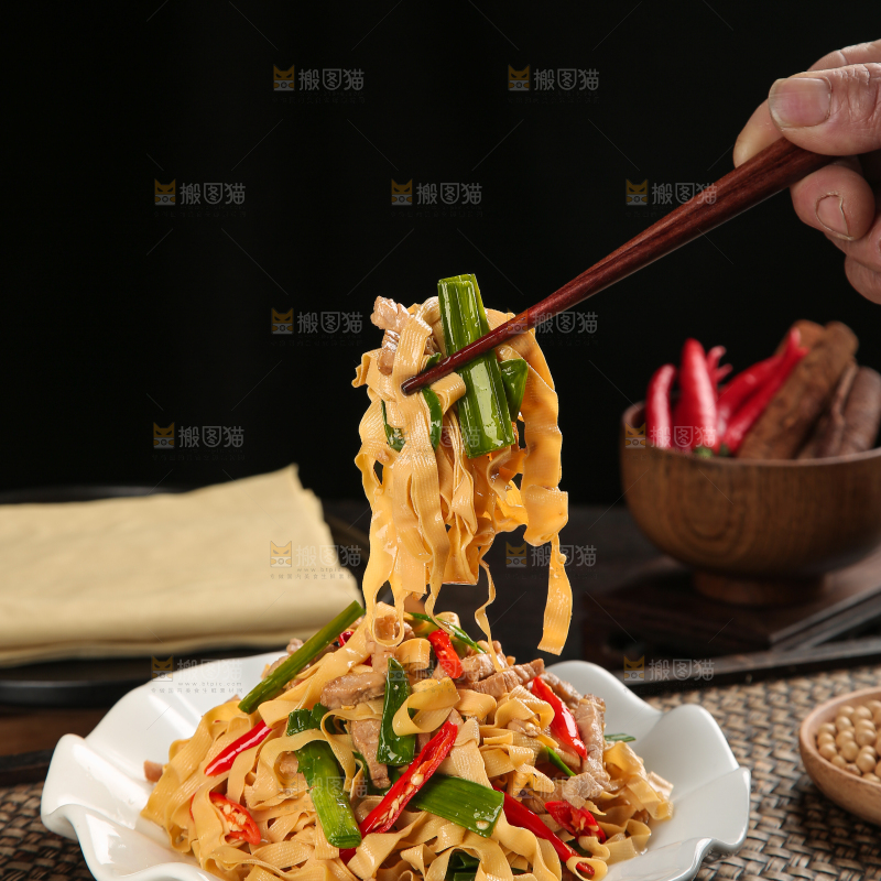 干豆腐炒肉丝