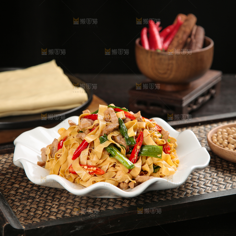 干豆腐炒肉丝