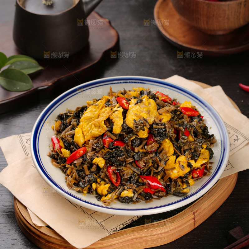 梅干菜炒鸡蛋