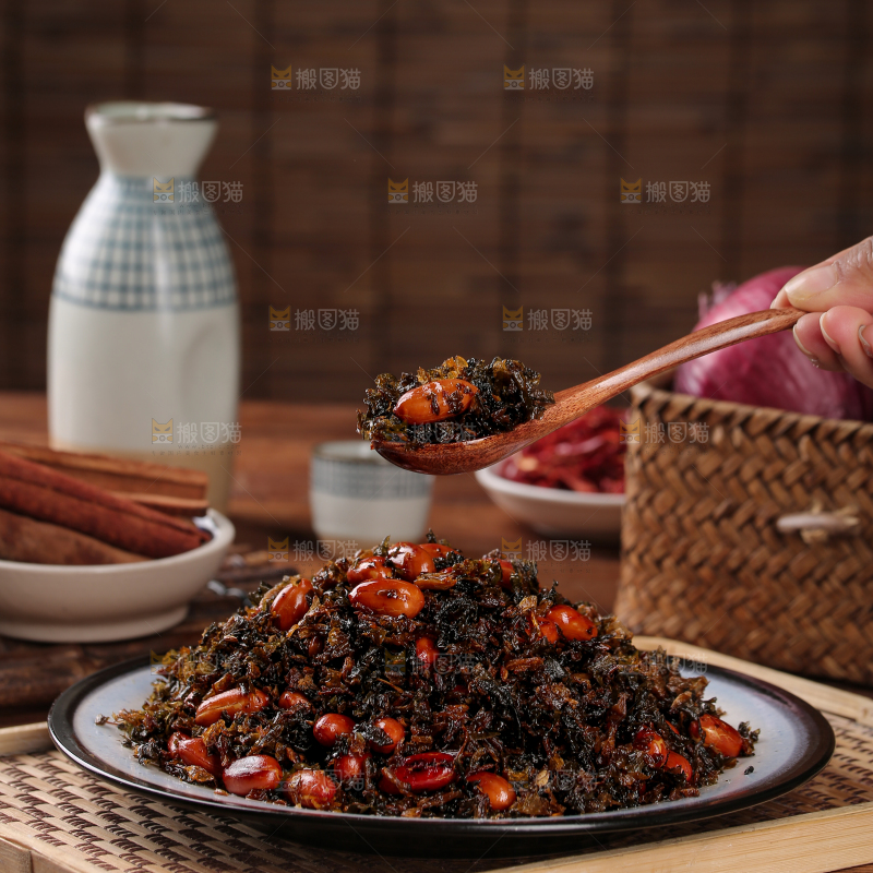 梅干菜炒花生米