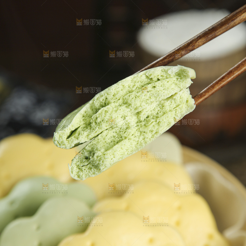 双色荷叶饼
