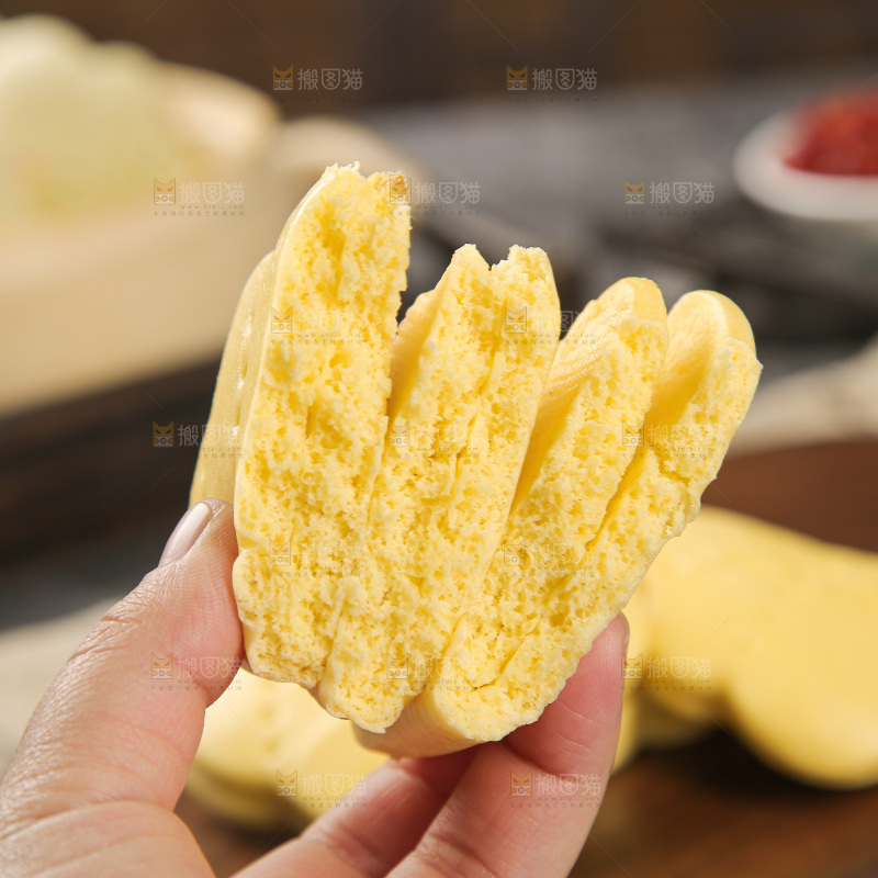 双色荷叶饼