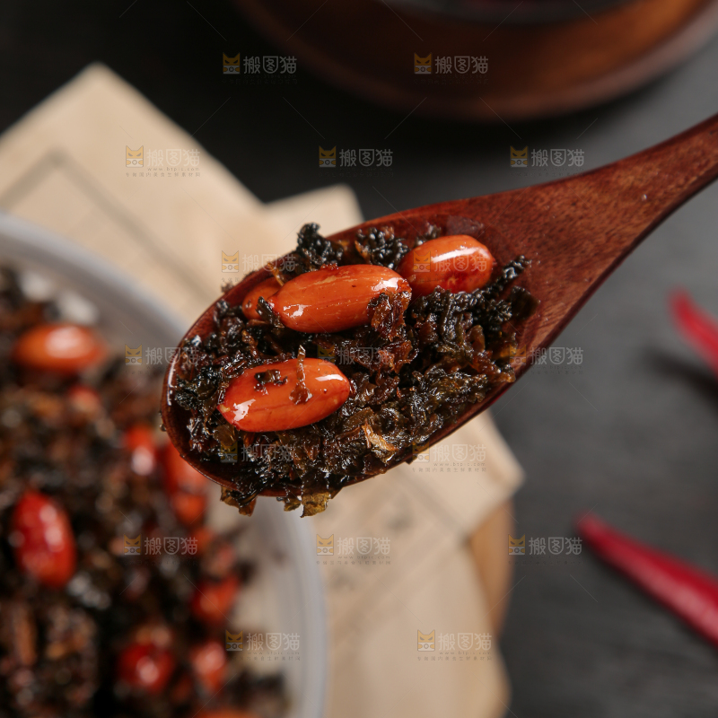 梅菜炒花生