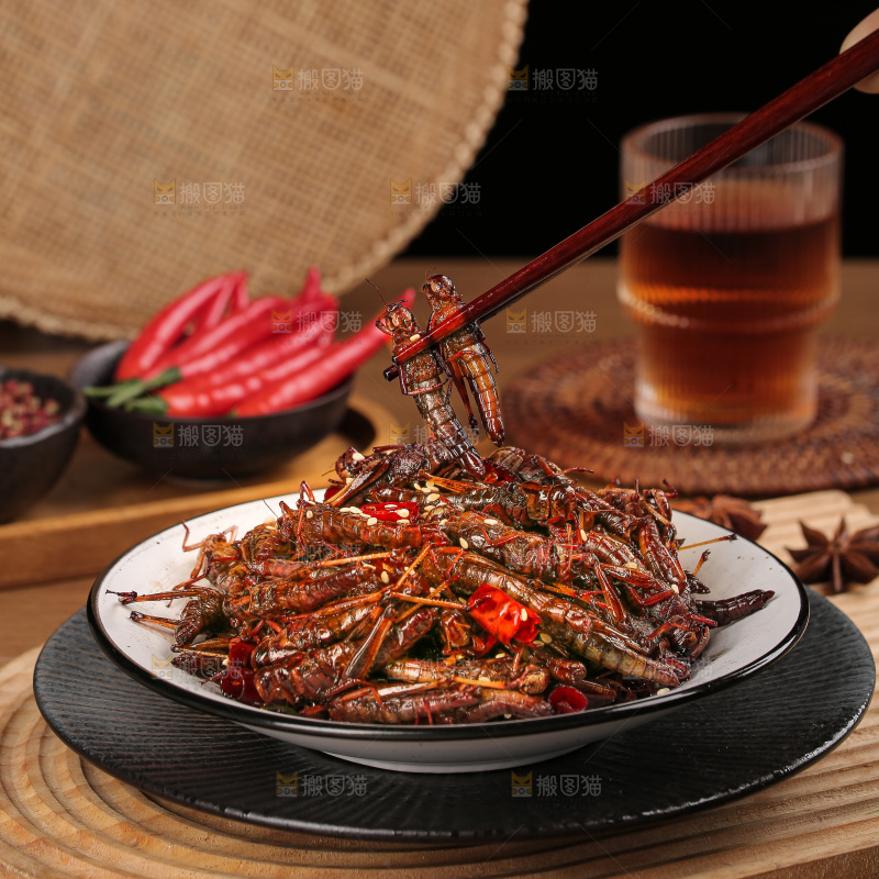 油炸蚂蚱