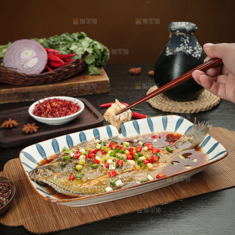 红烧鲽鱼