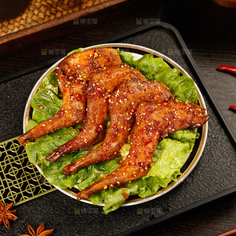 麻辣兔腿