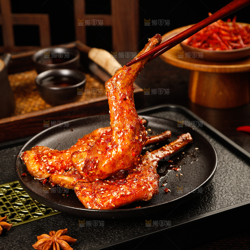 麻辣兔腿