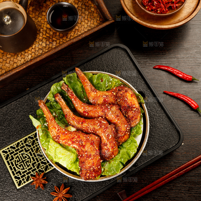 麻辣兔腿