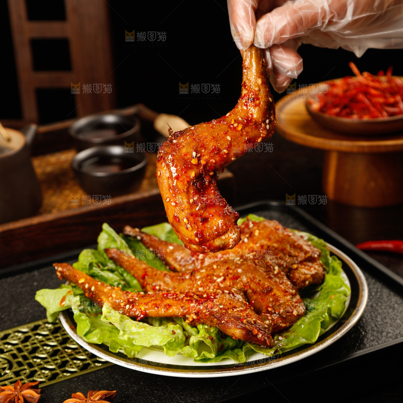 麻辣兔腿