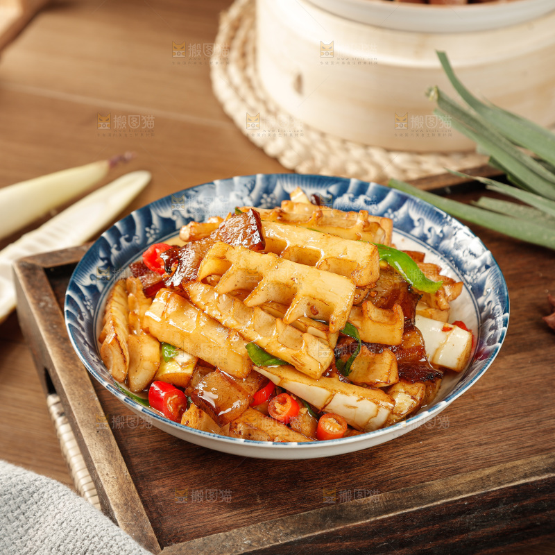 竹笋腊肉