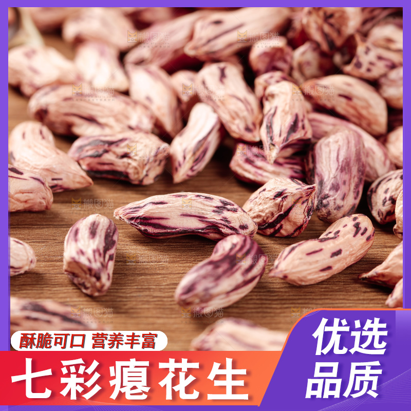 七彩瘪花生