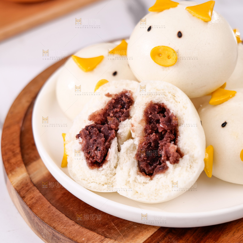 猪猪豆沙包
