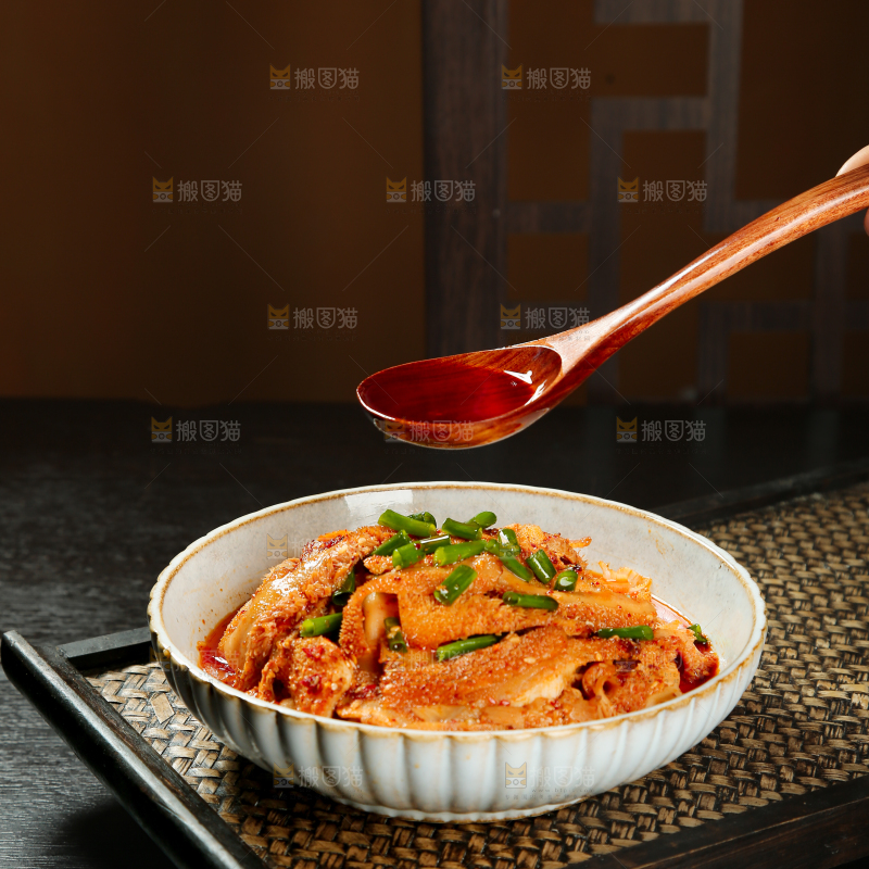 红油牛肚