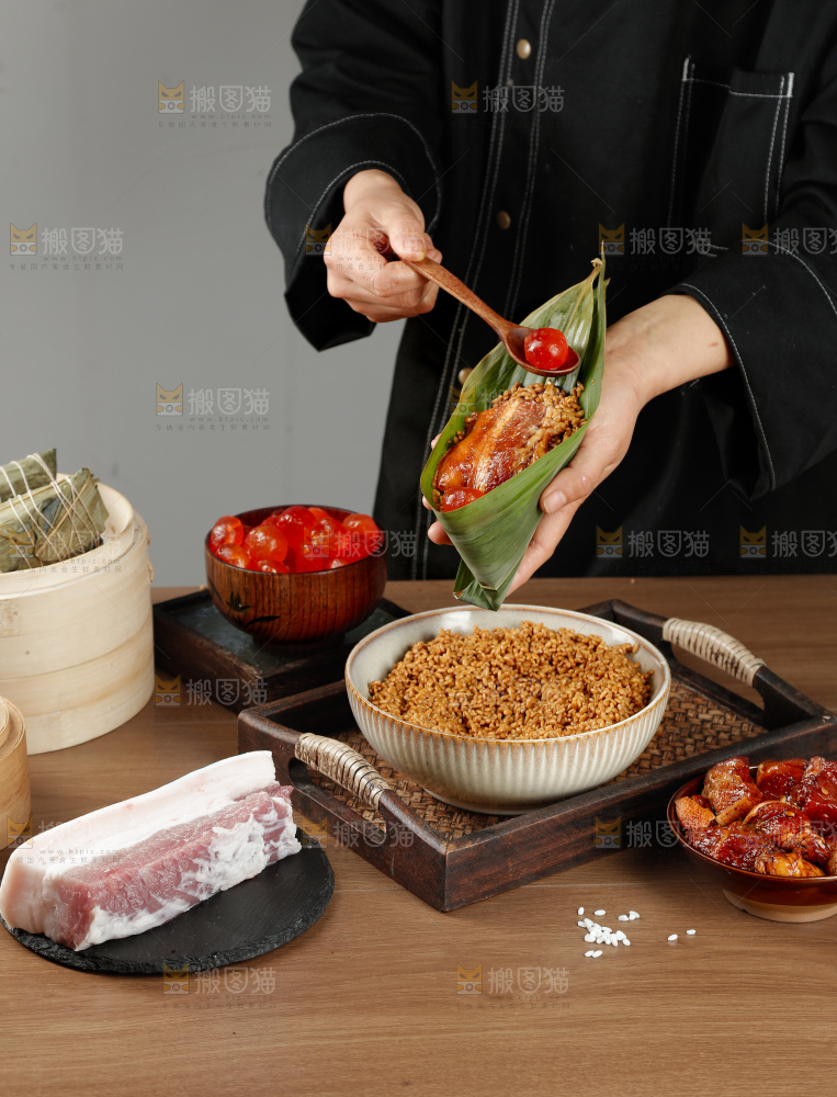 咸蛋黄肉粽