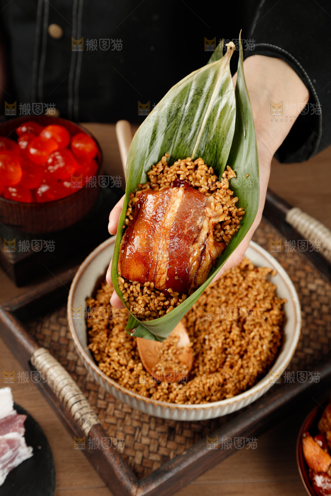 咸蛋黄肉粽