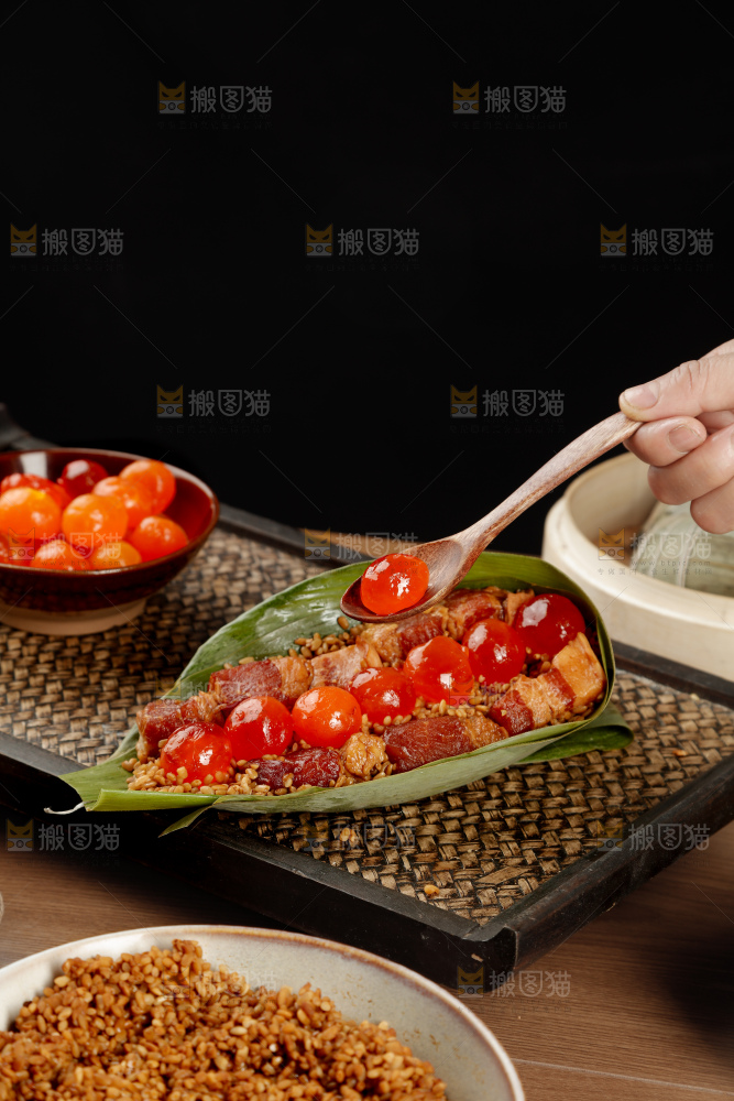 咸蛋黄肉粽