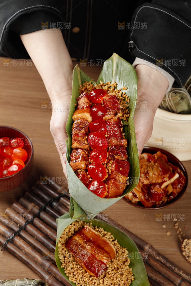 咸蛋黄肉粽
