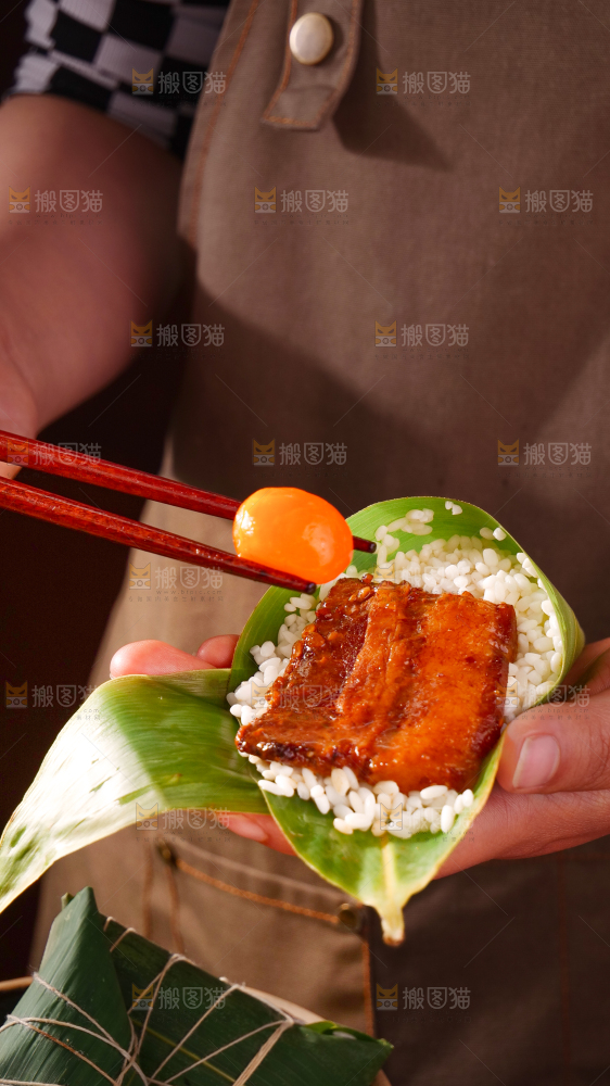 咸蛋黄肉粽