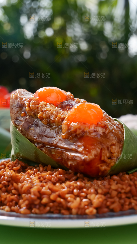 咸蛋黄肉粽