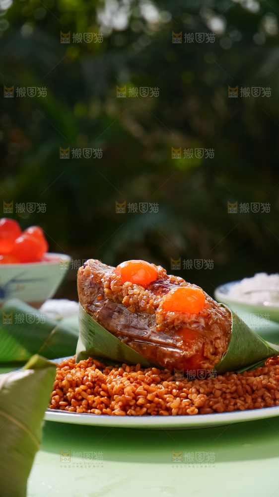 咸蛋黄肉粽