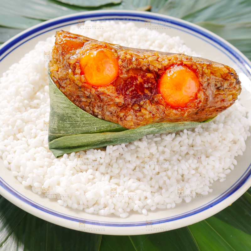 咸蛋黄肉粽