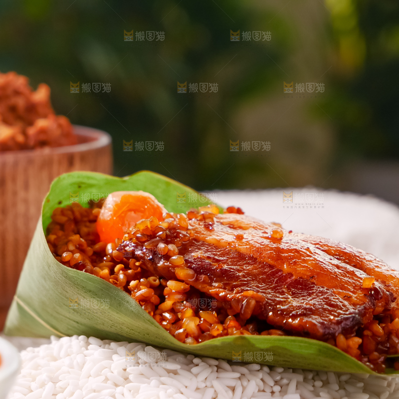 咸蛋黄肉粽