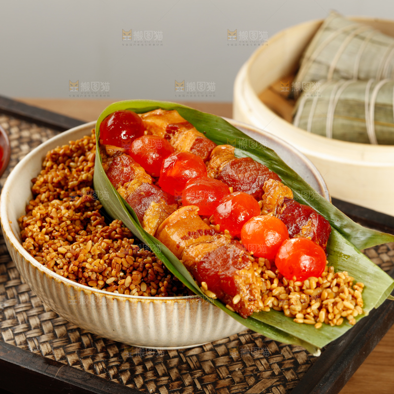 咸蛋黄肉粽