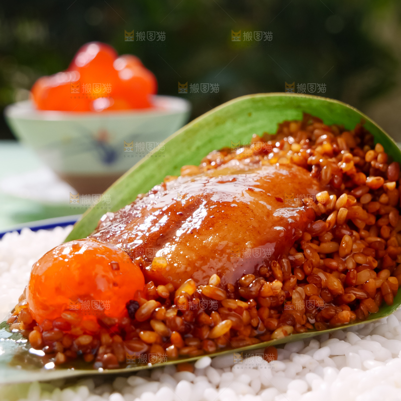 咸蛋黄肉粽