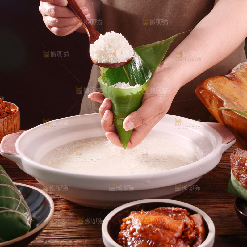 咸蛋黄肉粽