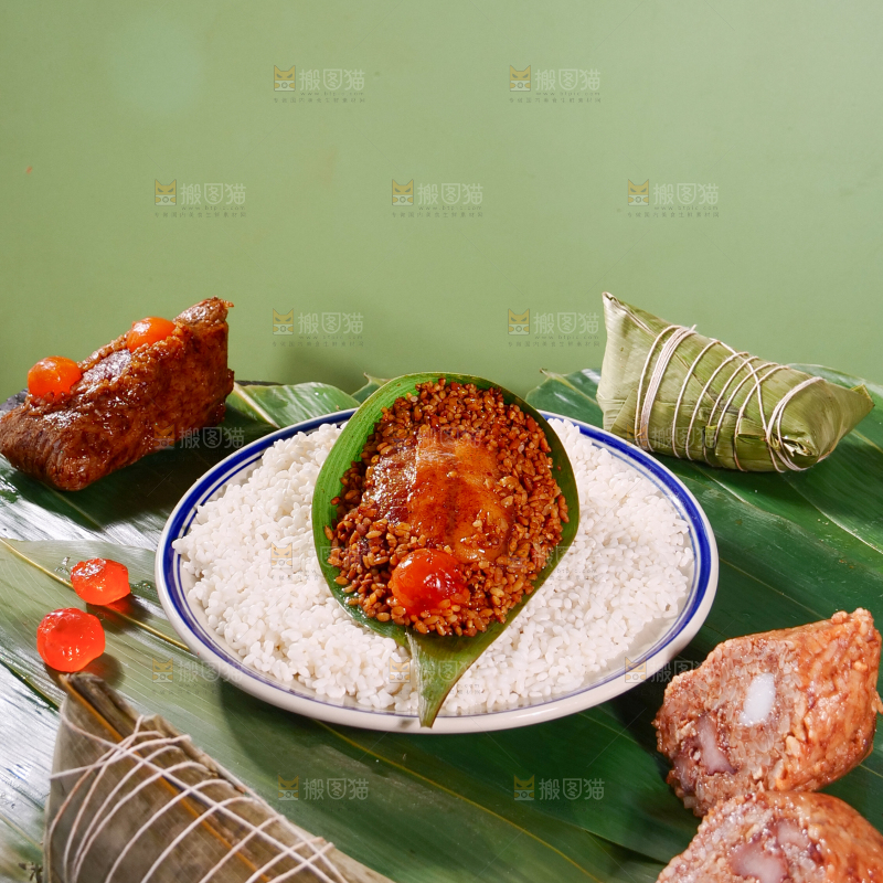 咸蛋黄肉粽