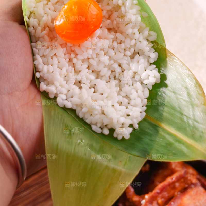 咸蛋黄肉粽