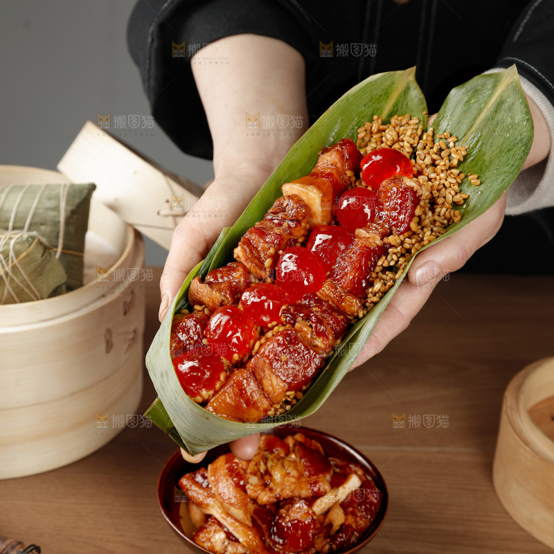 咸蛋黄肉粽