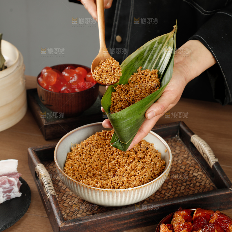 咸蛋黄肉粽