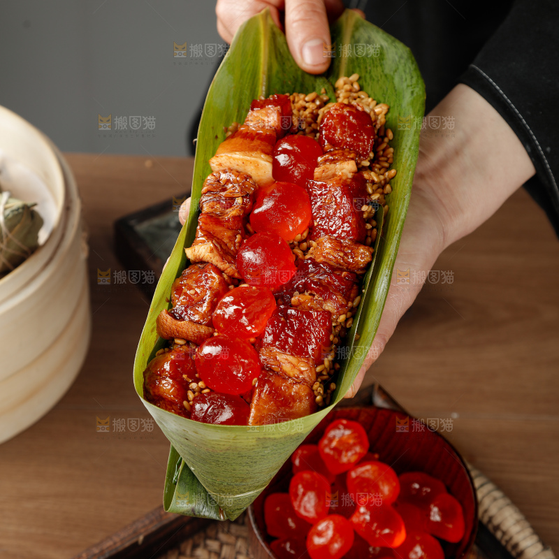 咸蛋黄肉粽