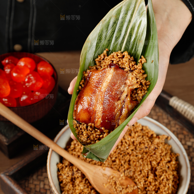 咸蛋黄肉粽
