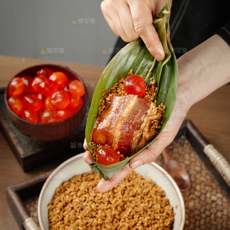 咸蛋黄肉粽