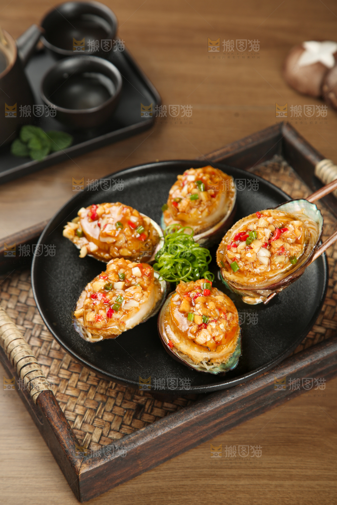 蒜蓉粉丝蒸鲍鱼