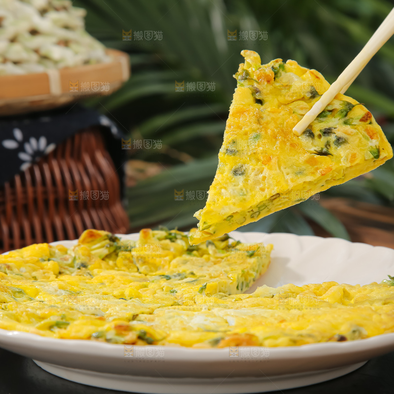 槐花煎蛋
