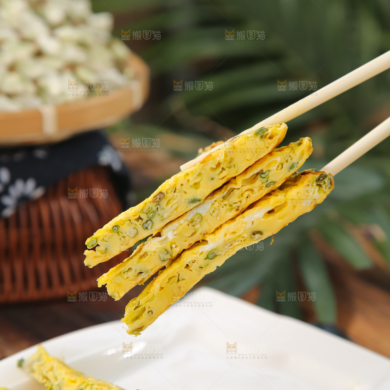槐花煎蛋