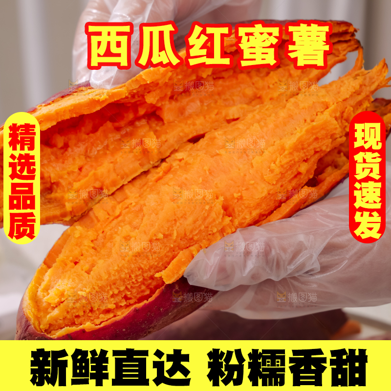 西瓜红蜜薯