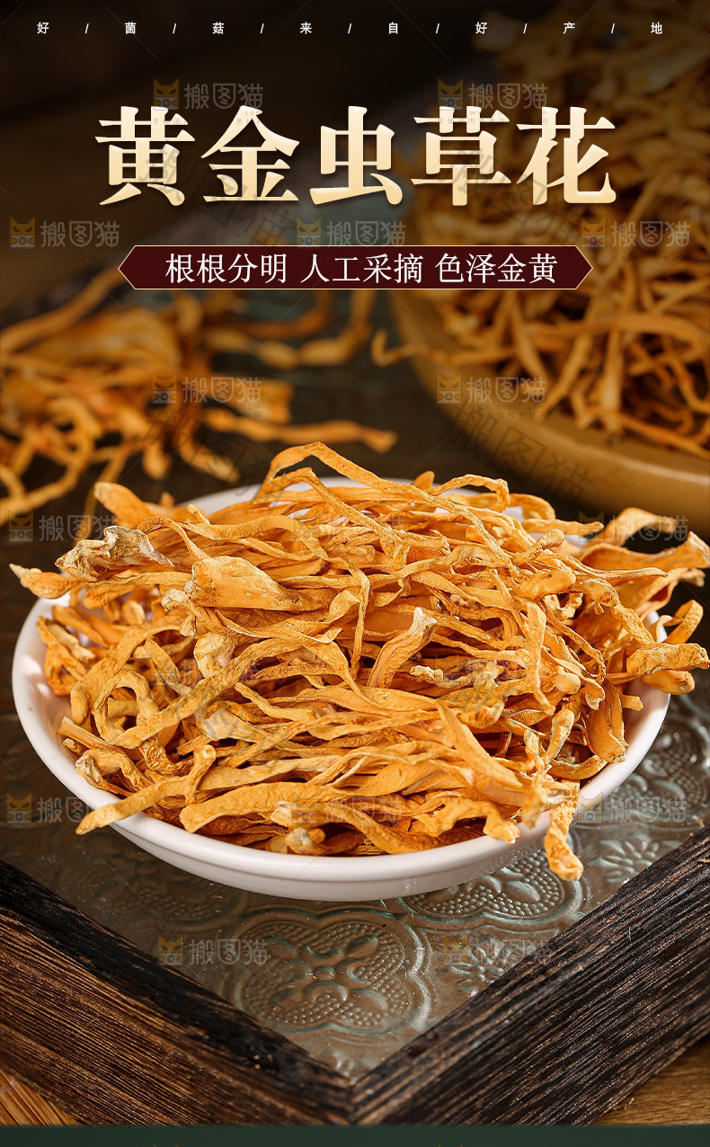 虫草花详情页