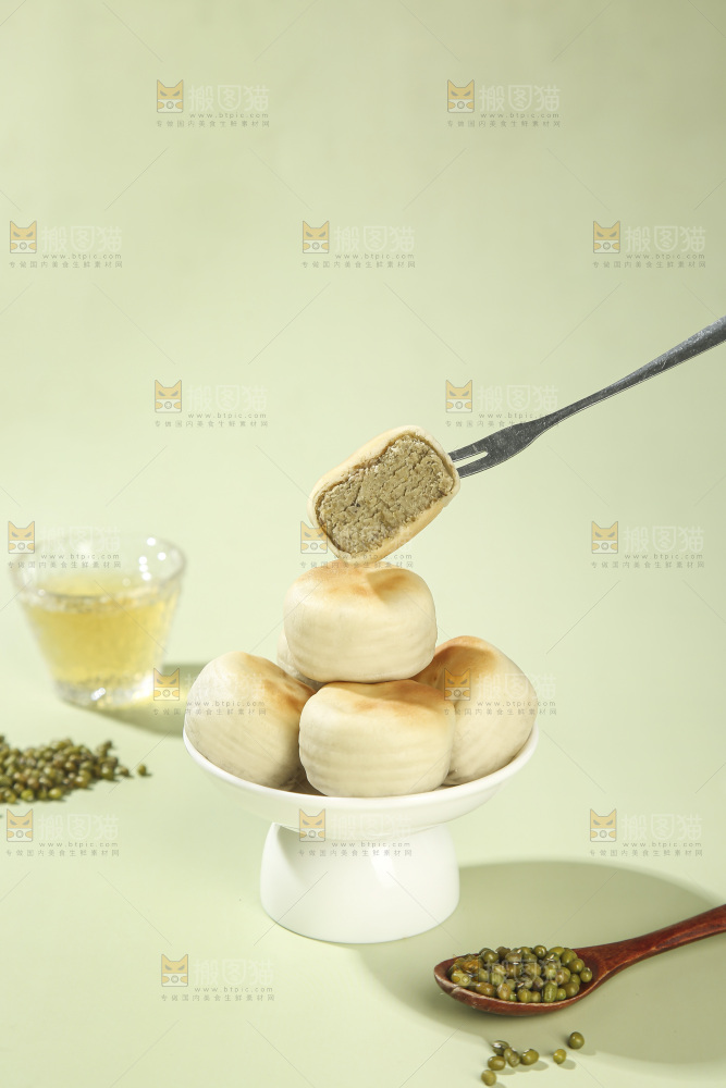 冰皮绿豆饼