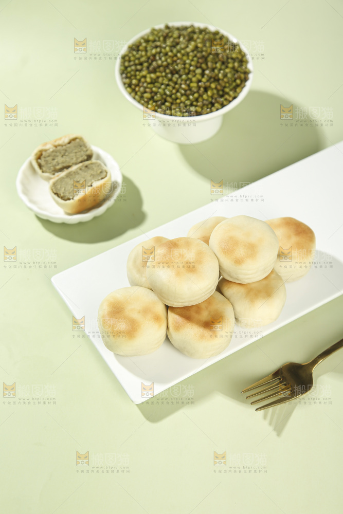 冰皮绿豆饼
